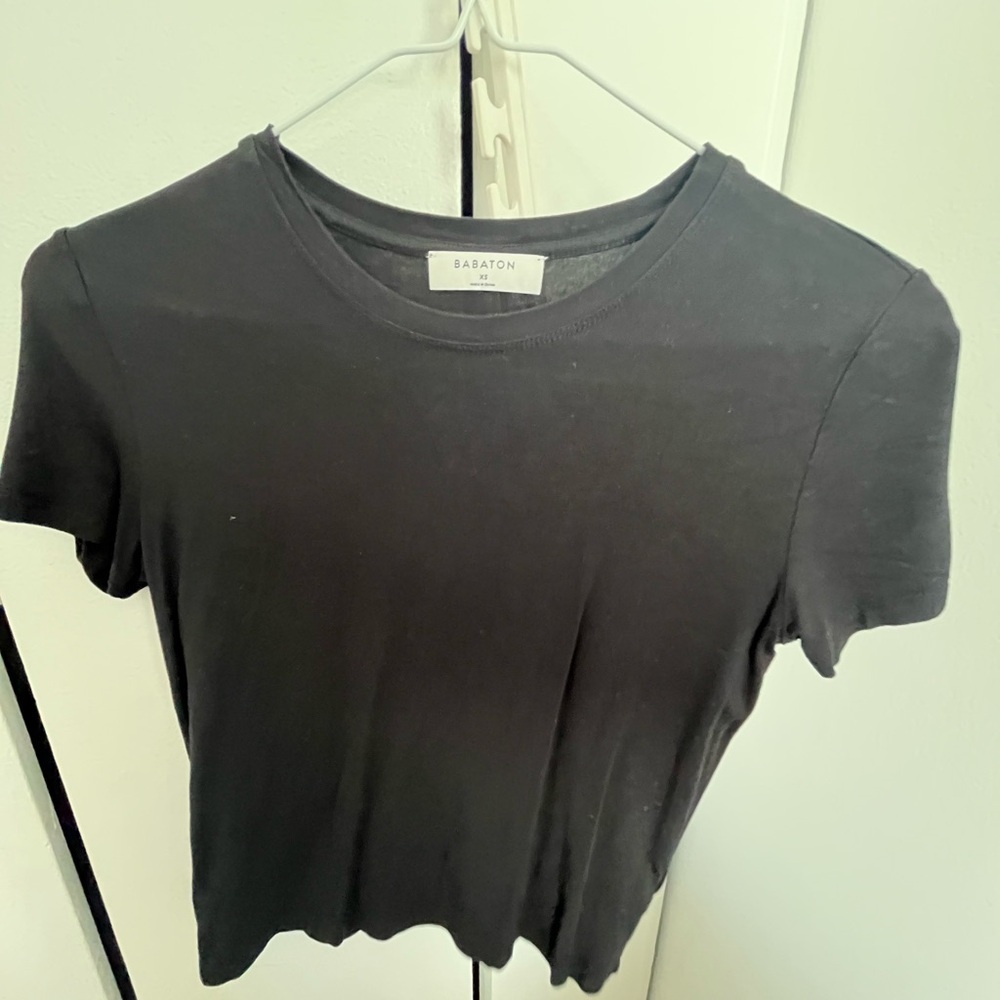 Babaton Charcoal Short Sleeve Tee